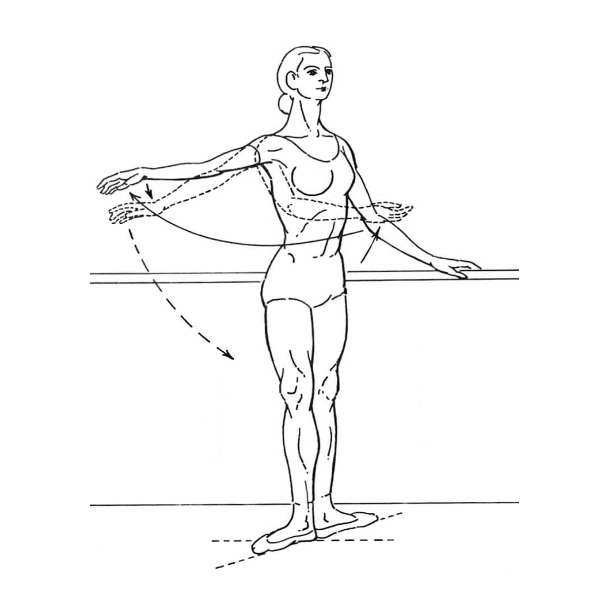 dancer at ready